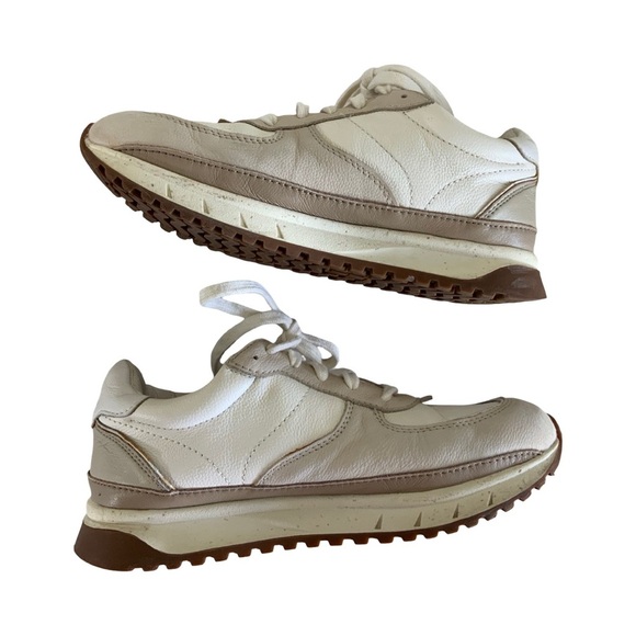 Madewell Kickoff  Sneakers in Neutral Colorblock Leather 6.5 - Picture 4 of 8